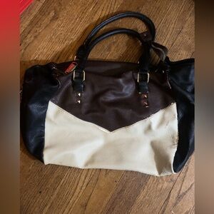 Steve Madden Hobo Bag Brown/Cream/Black